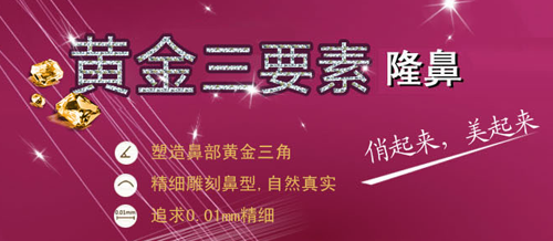 “黄金三要素隆鼻”美学标准